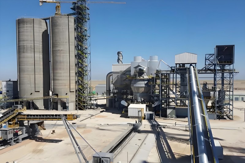 山西浩業(yè)為太原某水泥廠定制安裝礦山輸送皮帶機(jī)項(xiàng)目