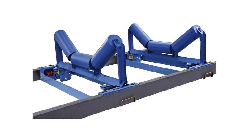 皮帶機(jī)形式為平帶,這種形式的上托輥能當(dāng)下托輥用嗎