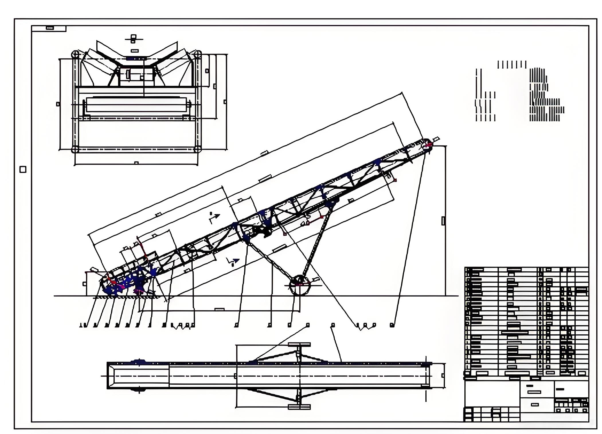 如何看皮帶機(jī)的圖紙