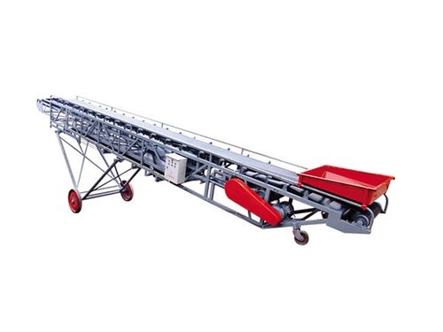 伸縮式帶式輸送機(jī)在工廠(chǎng)中的應(yīng)用圖